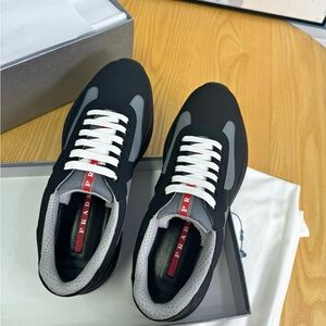 Prada Men's Black and Gray